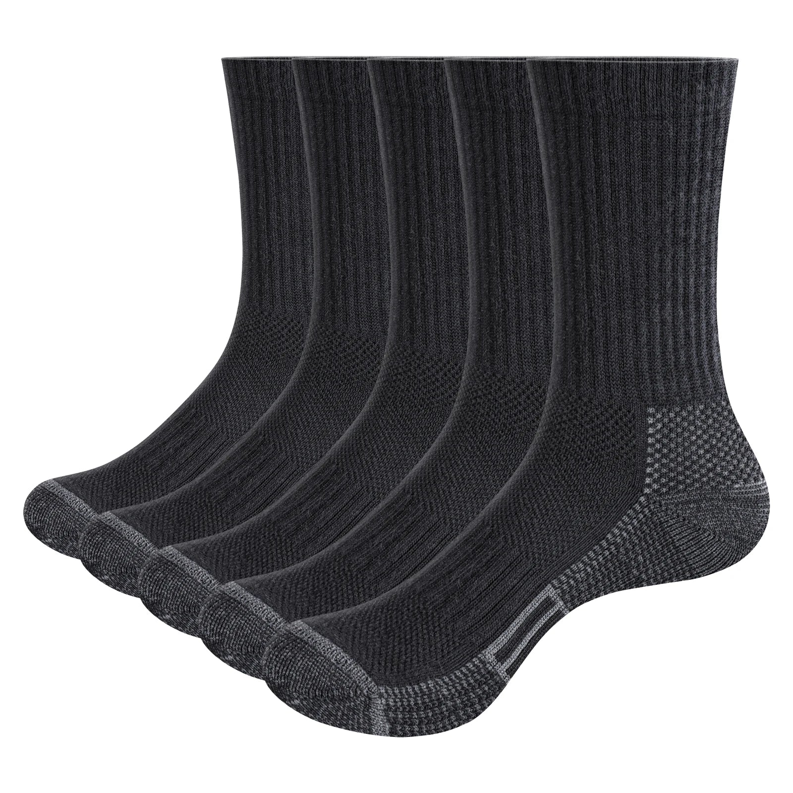 Moisture-Wicking Crew Socks